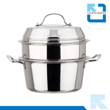 Multi-Purpose Double Layers Stainless Steel Steamer Pot
